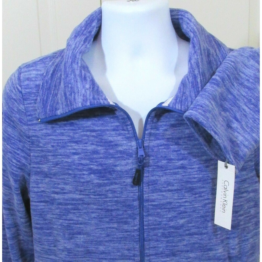 Calvin Klein Performance Zip-Up Women's Fleece Jacket Size Large Quick Dry CK